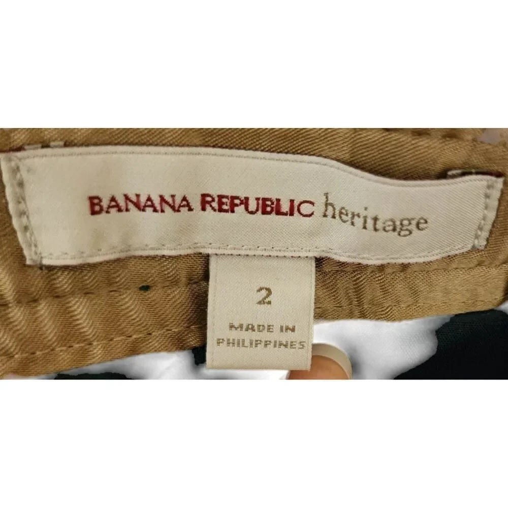 New Banana Republic Heritage Skirt Short Shimmery Womens Size 2 Blue